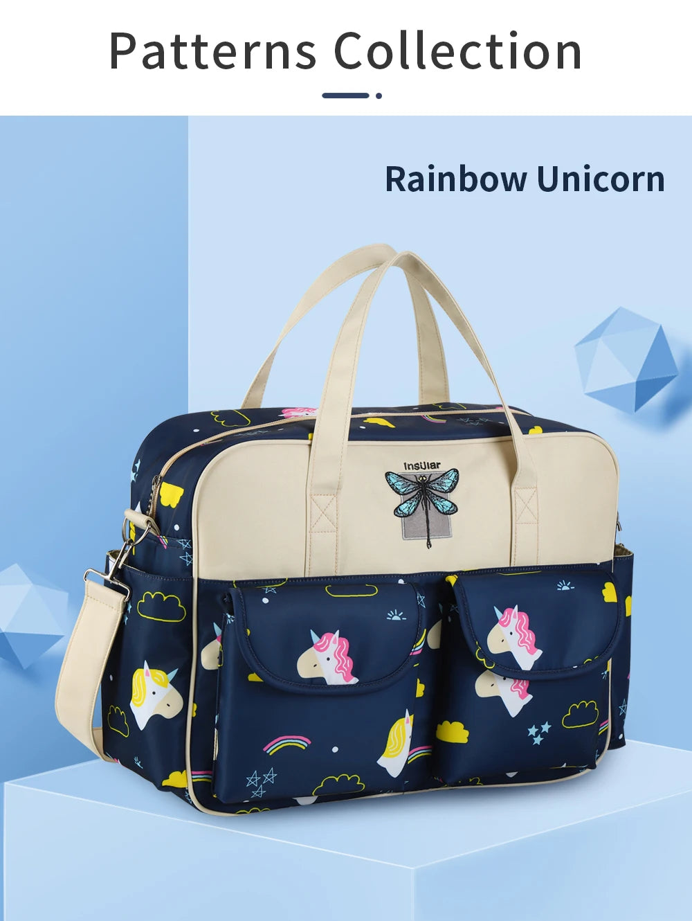 Stylish Waterproof Multifunctional Diaper Bag