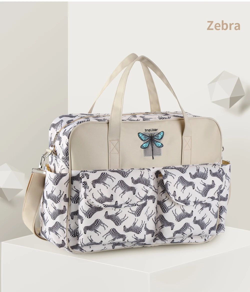 Stylish Waterproof Multifunctional Diaper Bag