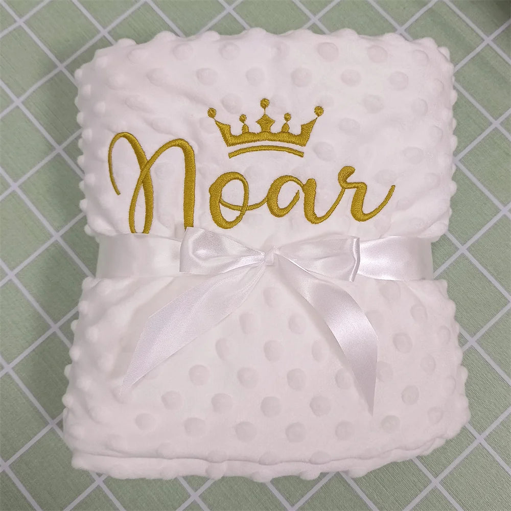 Personalized Baby Swaddle Blanket