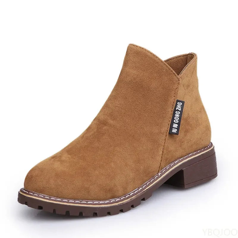 Women's Thick Sole Ankle Snow Boots
