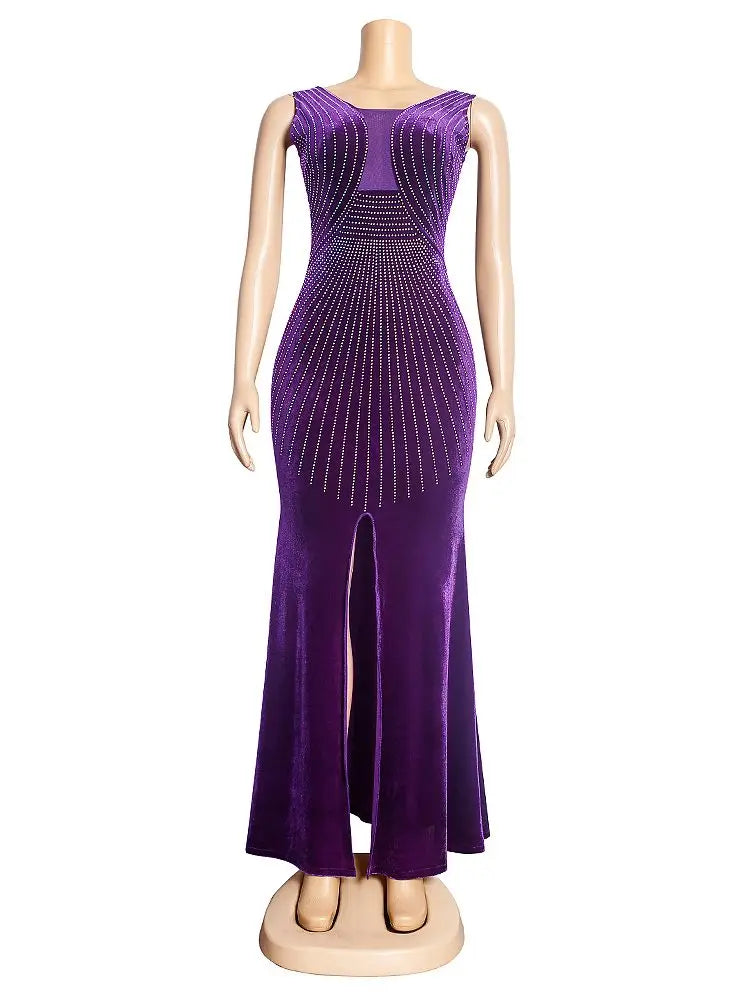 Elegant African Evening Dress