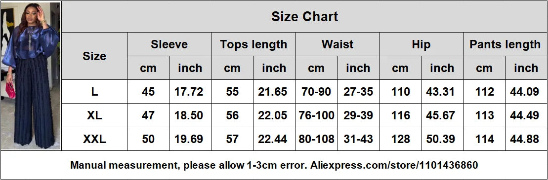 African Two-Piece Pant Set for Women