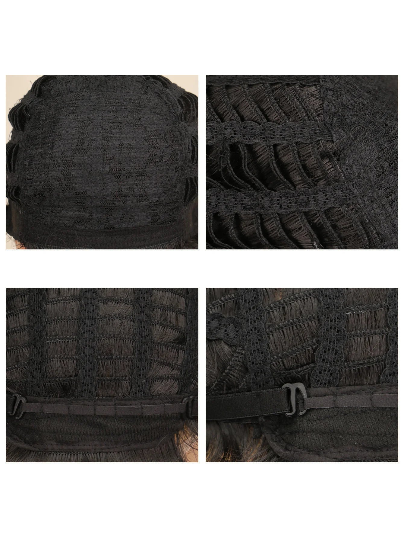 Black Short Curly Pixie Cut Wig for Women