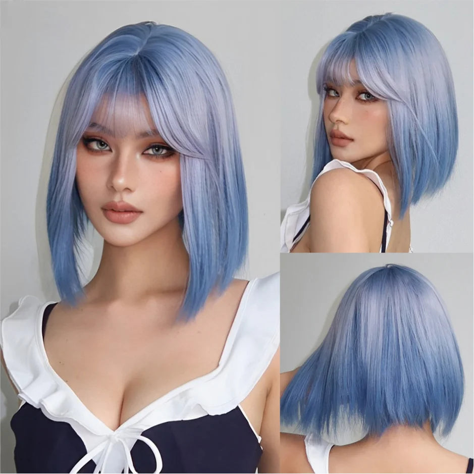 Women’s Short Synthetic Straight Bob Wig