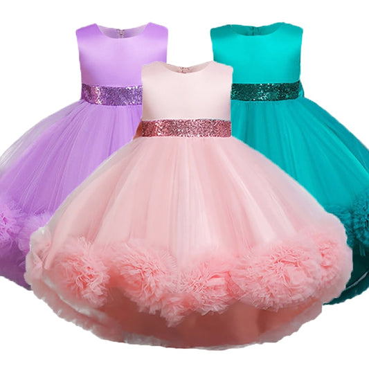 Fashion New Baby Girl Dress Girls  3-10 Age