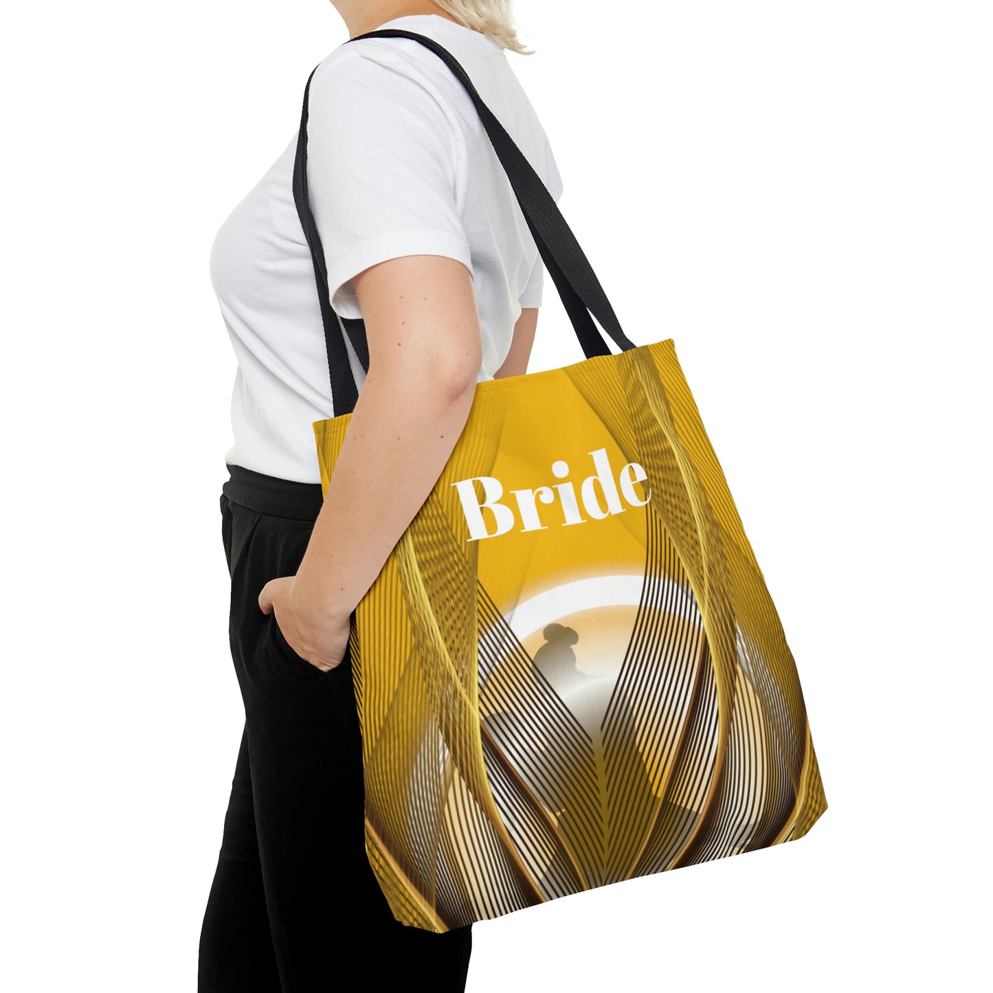 Yellow Bridal Tote | Women Handbag | Custom Wedding Bag | Bridal Shower Gift