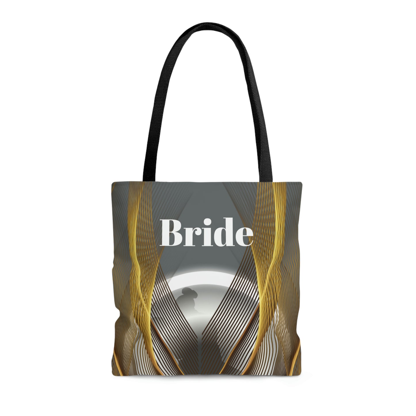 Bride Tote Bag | Grey Pattern Wedding Gift | Bridal Shower | Women Engagement Bride to be Handbag