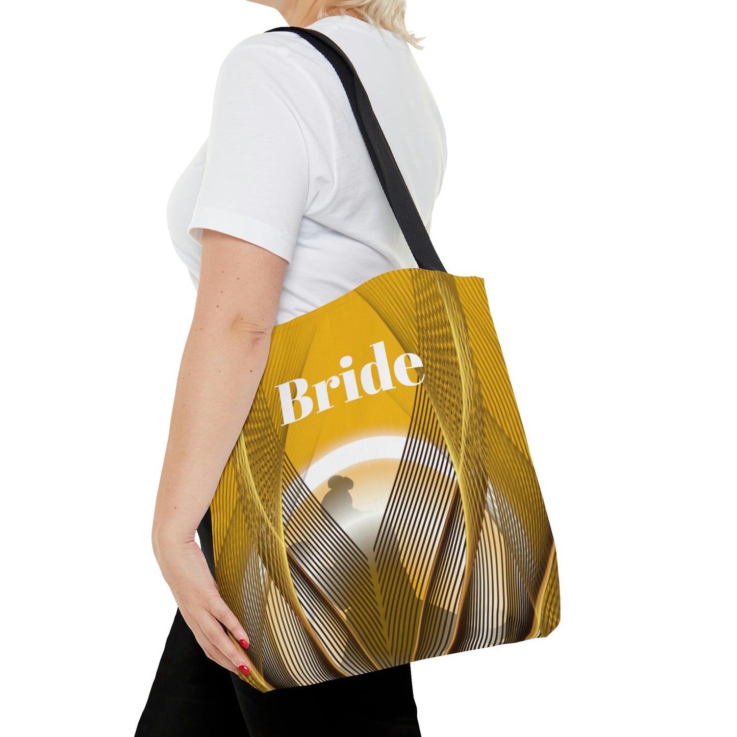 Yellow Bridal Tote | Women Handbag | Custom Wedding Bag | Bridal Shower Gift