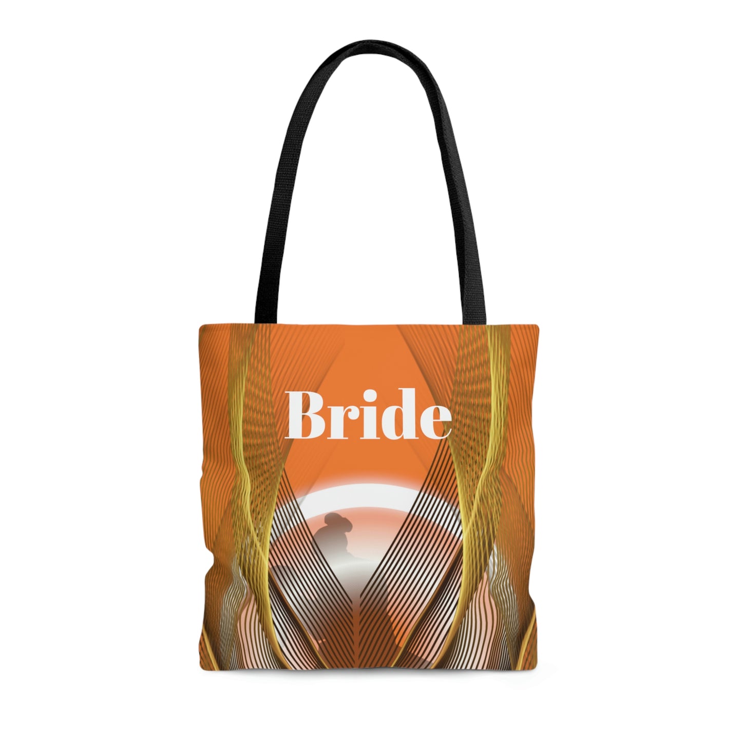 Custom Bridal Tote | Orange Bag | Practical Wedding Gift | Bridal Shower | Women Engagement Bride to be Handbag