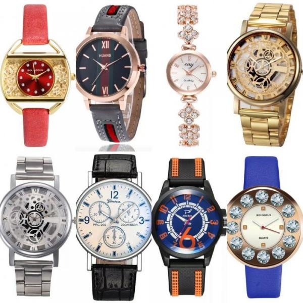 5 Assorted Wrist Watches For Men and Women. SAVE $10 off now, use coupon code BLACK-Free Item Online