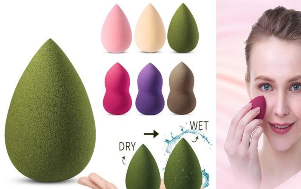 Mini Makeup Sponge Beauty Blenders Cosmetic Puff Powder Professional Foundation Cream Tool 50 Pieces-makeup sponge-Free Item Online