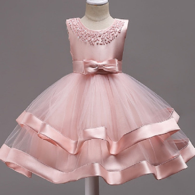 Kids Girl Flower Princess Party Tutu Dress-girls dresses-Top Super Deals-Free Item Online