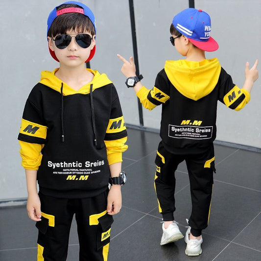 Boys Clothing Sets Spring Autumn Fashion Hoodie Jackets + Pants Sports Children’s Clothes Kids Tracksuit Teen 4 6 8 10 12 Years