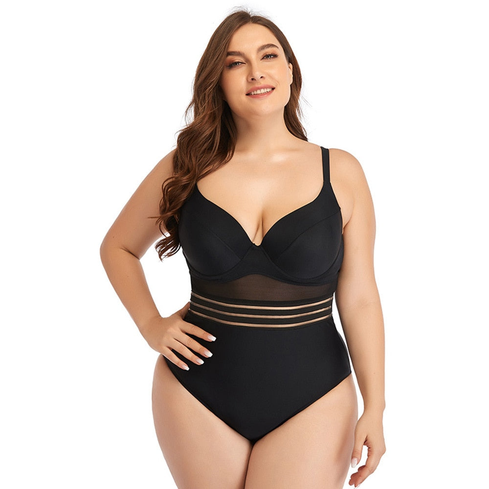 Plus Size Swimsuits Women One Piece Bathing Suit