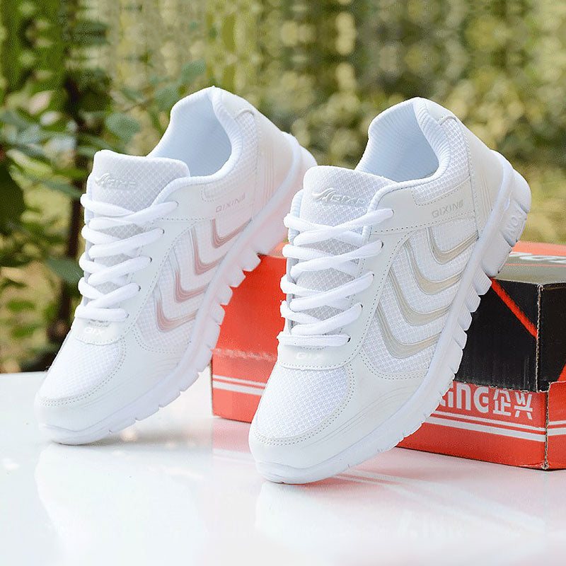 Sneakers women shoes mesh white casual shoes