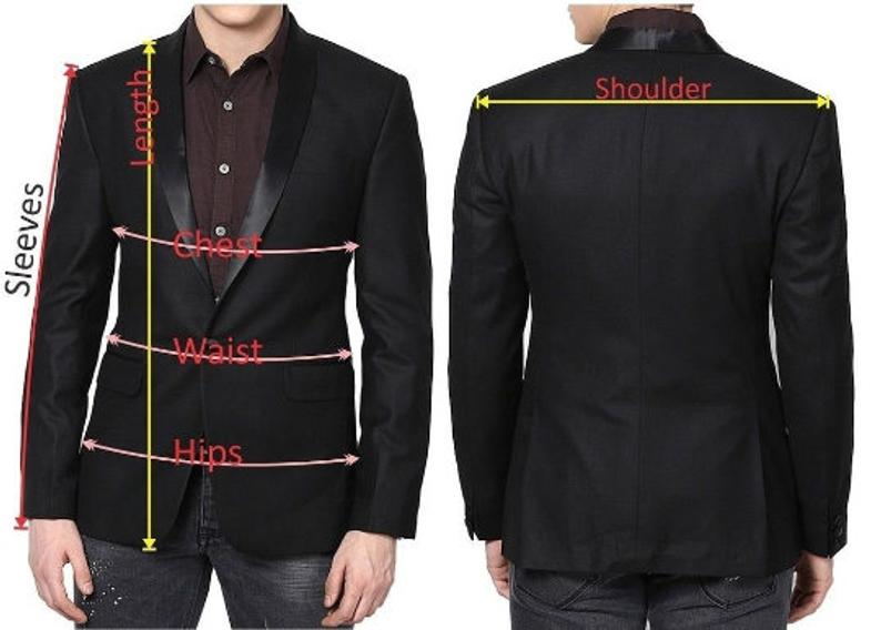 Classic Mens Suit One Button Two-Pieces Jacket With Pants Designer Tuxedos