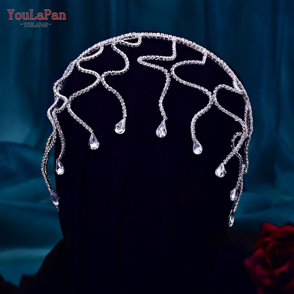 Crystal Wedding Hairband Bridal Hair Ornaments Rhinestone Headband
