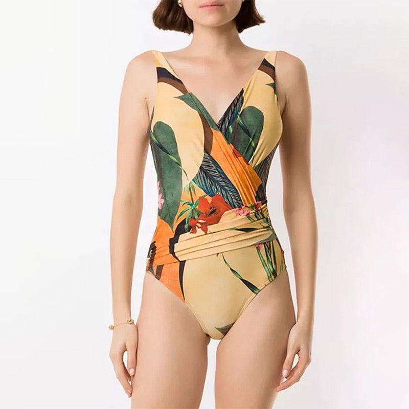 Woman one-piece swimsuit Sexy Backless Girls Seaside Beach Dress Outdoor Swimming Pool Bikini Suit