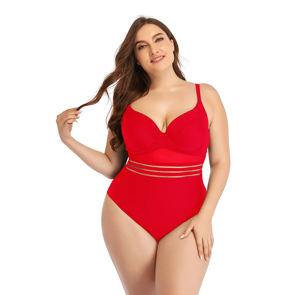 Plus Size Swimsuits Women One Piece Bathing Suit