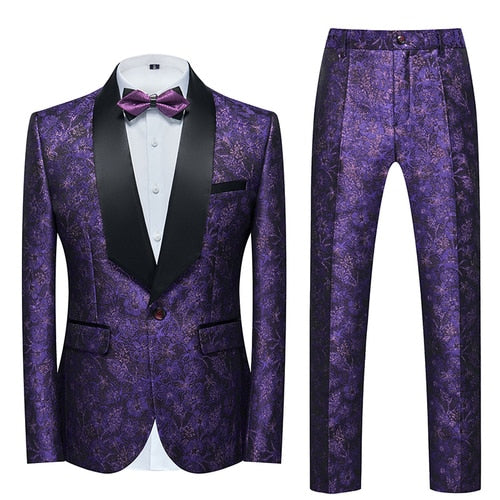 Dylan Brew Collections Mens Purple Suits and Wedding Tuxedos-Tuxedos-Top Super Deals-Free Item Online