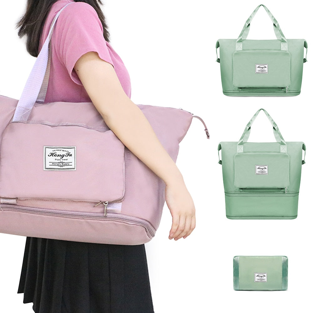 Travel Bag Women Duffle Shoulder Bag Large Multi-functional Bags For Girls Female Big Capacity Sports Storage