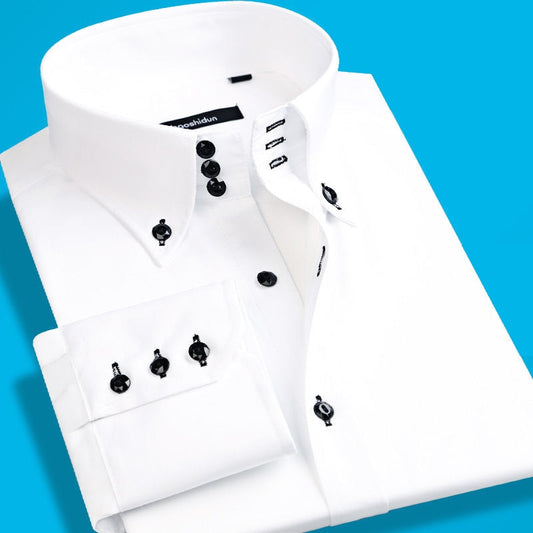 Jenkins Business Dress Shirts Slim Fit Designer Shirts