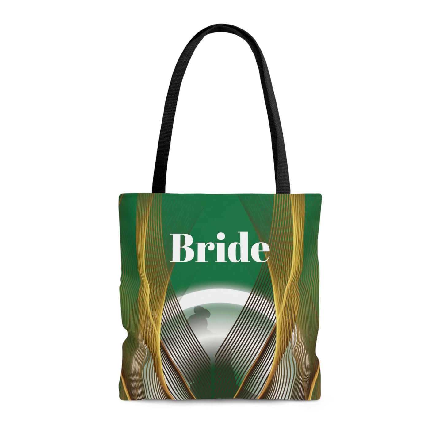 Custom Bride Tote | Green Women Shoulder Bag | Practical Wedding Gift for Her | Bridal Shower Gift | Women Engagement | Bride to be