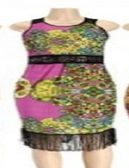 Women floral Sexy Spandex Bodycon Print Dresses-Dresses-freeitemonline.com-M-purple-Free Item Online