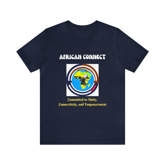 African Connect Unisex Jersey Short Sleeve Tee ( Available until May 27th 2023)
