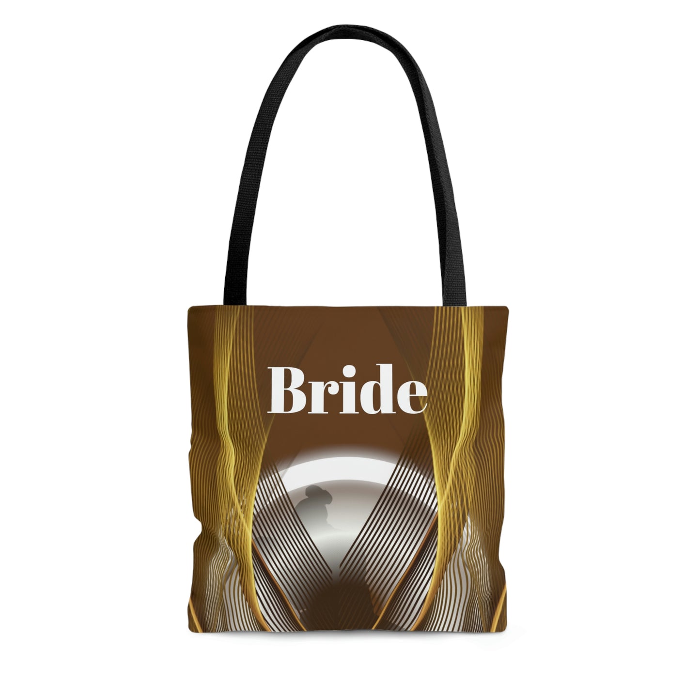 Bride Tote | Brown Pattern Women Shoulder Bag | Practical Wedding Gift for Her | Bridal Shower Gift | Women Engagement | Bride to be Handbag