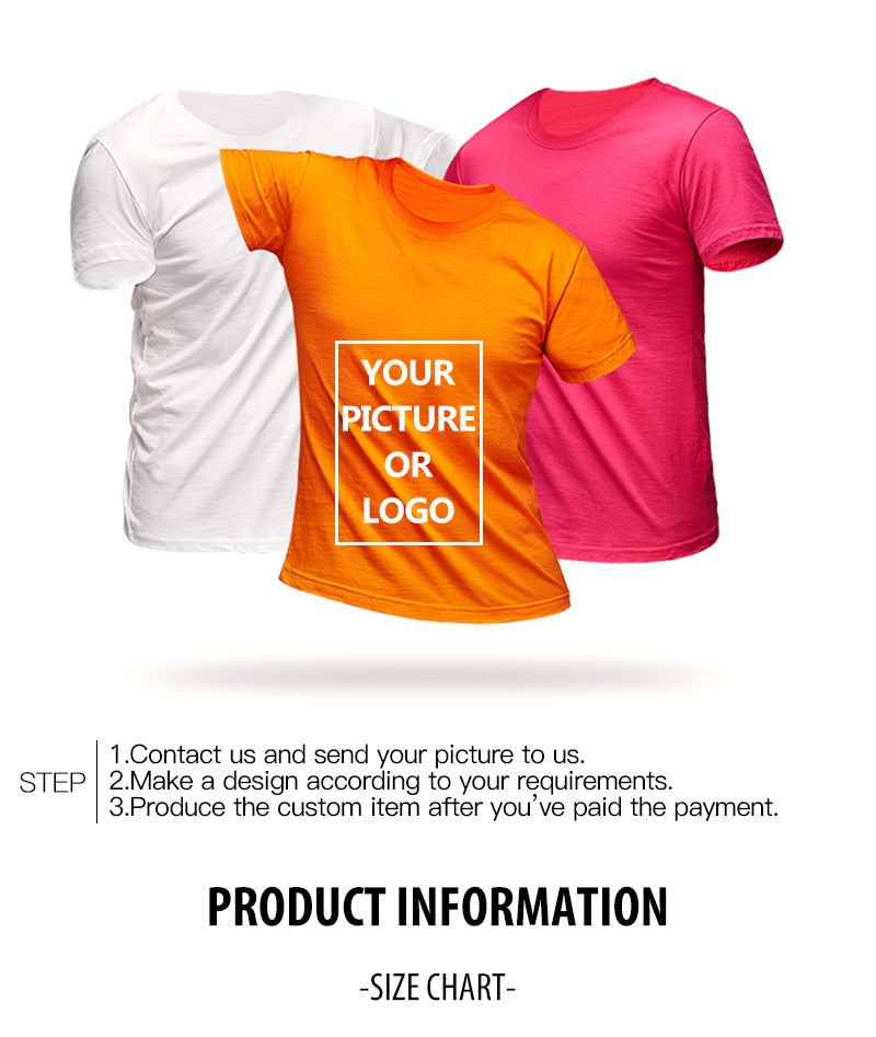 Custom Design Your Own T-shirts Printing Brand Logo-women tops-Free Item Online-Free Item Online