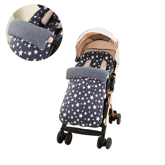 Twinkle Newborn Baby Winter Warm Sleeping Bags Sleepsack Fleece Swaddle Stroller Foot muff-baby swadle footmuff-Gray-Free Item Online