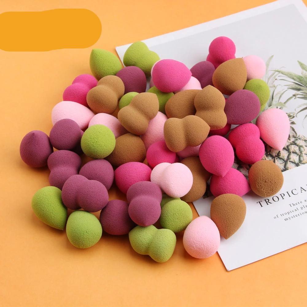 Mini Makeup Sponge Beauty Blenders Cosmetic Puff Powder Professional Foundation Cream Tool 50 Pieces-makeup sponge-Free Item Online