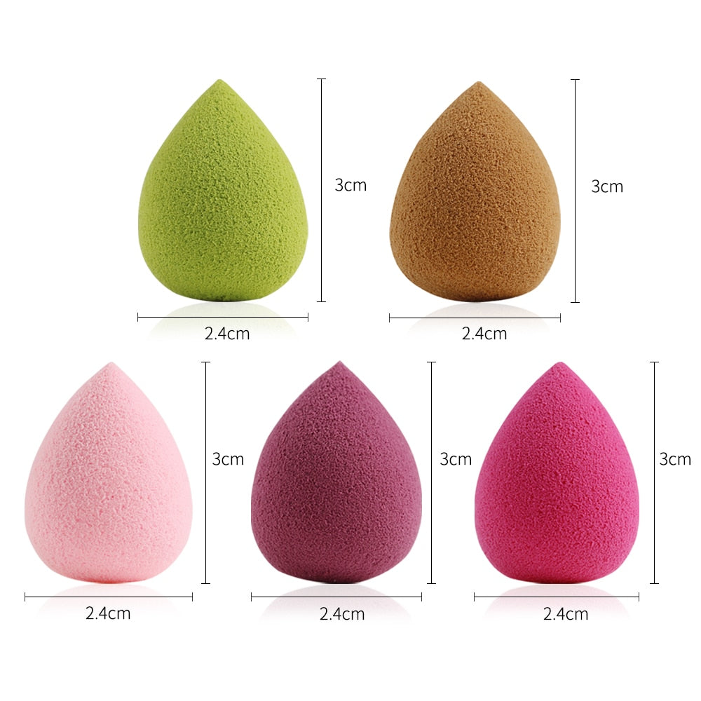 Mini Makeup Sponge Beauty Blenders Cosmetic Puff Powder Professional Foundation Cream Tool 50 Pieces-makeup sponge-Free Item Online