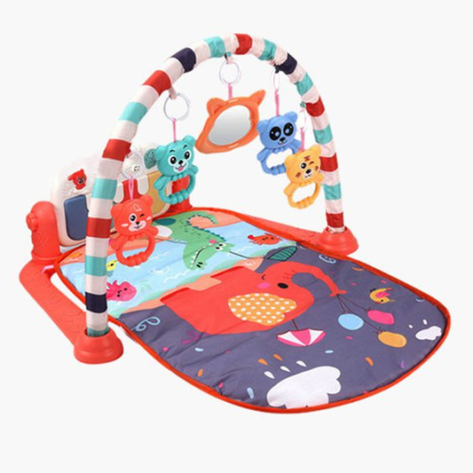 Best Baby Play Foam Activity Gym  Music Mat Carpet Toys Kid Crawling Play mat Game Develop Mat with Piano Keyboard Infant Rug Early Education Rack Toy