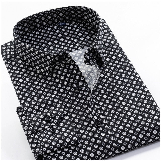 Cardez Designer Long Sleeves Men's Business Casual Fashion Classic Dress Shirt