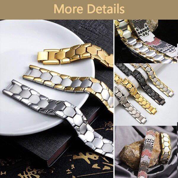 Magnetic therapy Chain Link Bracelet for Women Men Health Care Energy  Fashion Jewelry Fitness Weight Loss