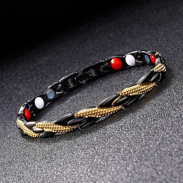 Weight Loss Energy Magnets Jewelry Slimming Bangle Bracelets Twisted Magnetic Therapy Bracelet