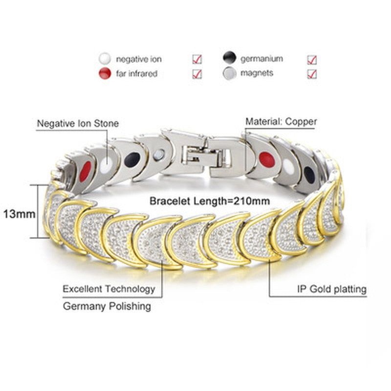 Therapeutic Magnetic Bracelet Energy Weight Loss Jewelry