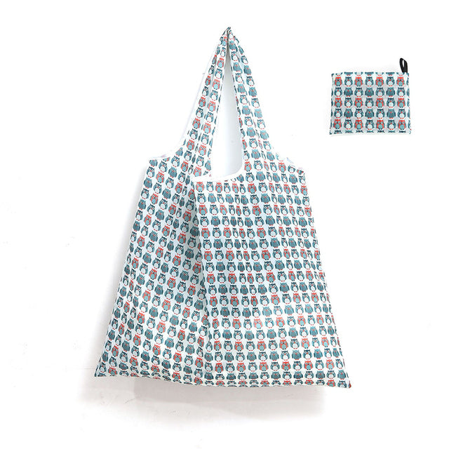 Foldable Shopping Bag Reusable Grocery Large Handbags Tote
