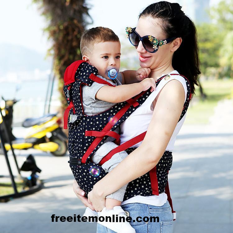 Gailis Ergonomic Multi Position Organic Cotton Baby Carrier Sling-baby carrier-Free Item Online