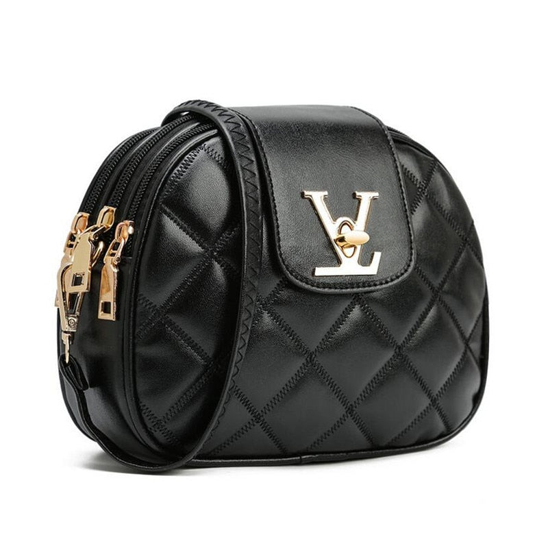 Luxury Leather Chestnut Fashion Women's Cross body Shoulder Handbag-women handbag-Free Item Online