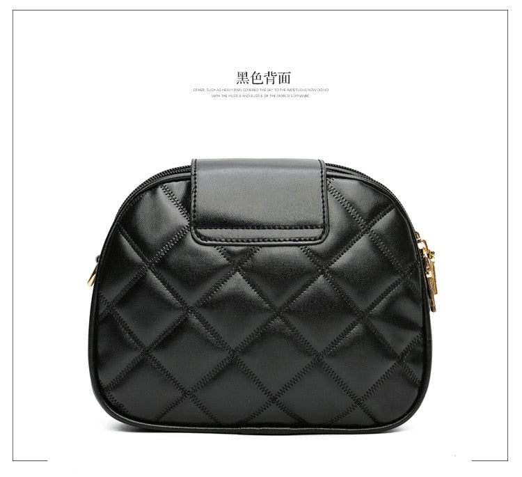 Luxury Leather Chestnut Fashion Women's Cross body Shoulder Handbag-women handbag-Free Item Online