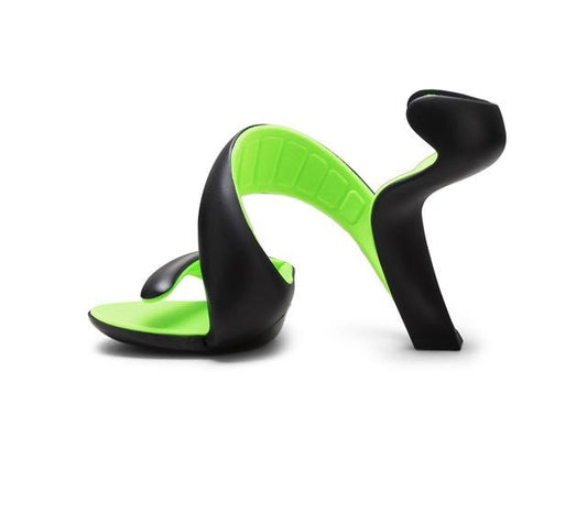 Airy S- Shaped Soleless High Heels Peep Toe Sandals Women Gladiator Fashion Summer Ladies Nightclub Sexy Shoes-women shoes-black-4-Free Item Online