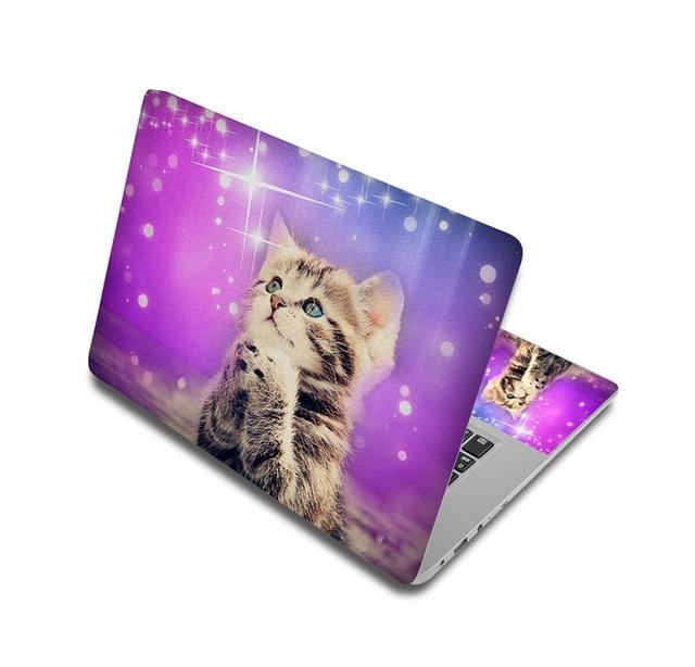 Computee Laptop Sticker Notebook Skin Covers Cat Designs-computer skins-15 inch-Army Green-Free Item Online