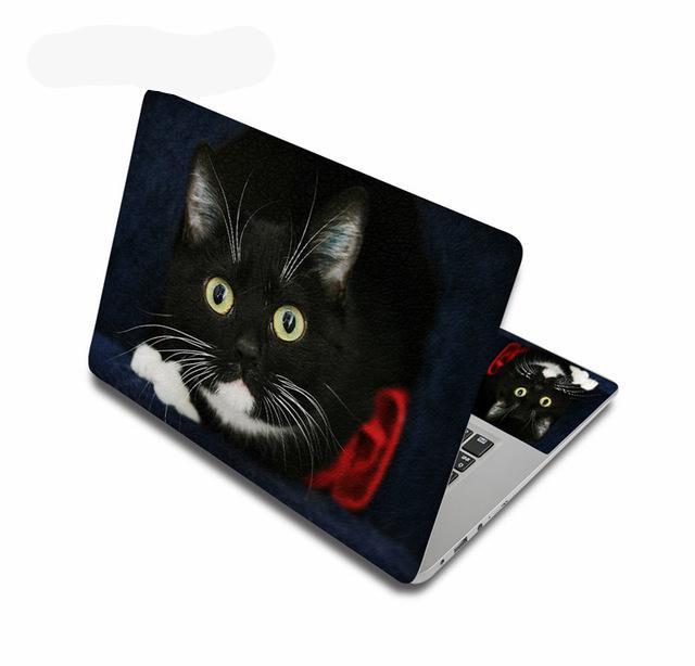 Computee Laptop Sticker Notebook Skin Covers Cat Designs-computer skins-15 inch-Gray-Free Item Online