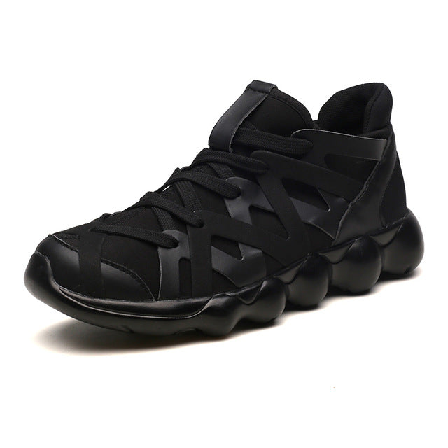 Bondone Lema Designer Men and Women Casual Shoes Lace Up-Unisex Shoes-Black-11-Free Item Online