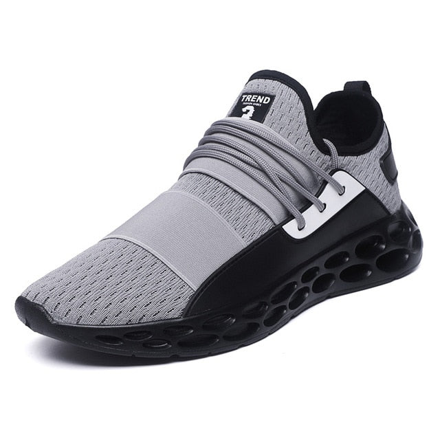 Bondanie Men Casual Breathable Sneakers Shoes B001-Men Shoes-Gray-W20-10-Free Item Online