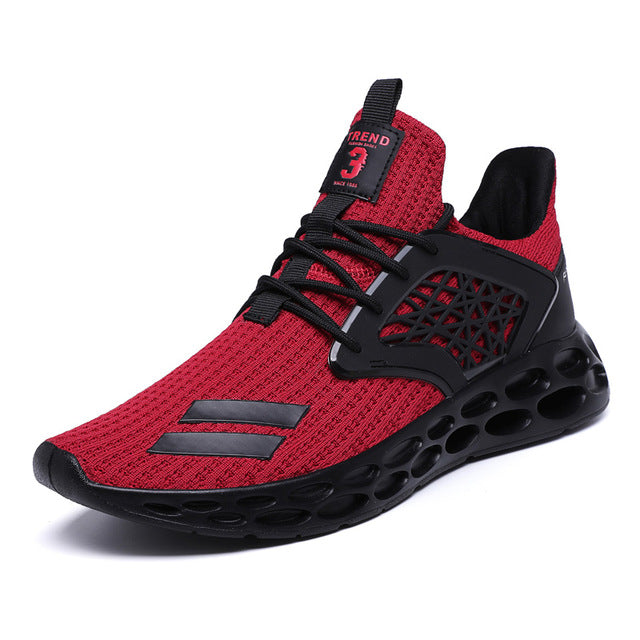 Bondanie Men Casual Breathable Sneakers Shoes B001-Men Shoes-Red-W21-10-Free Item Online