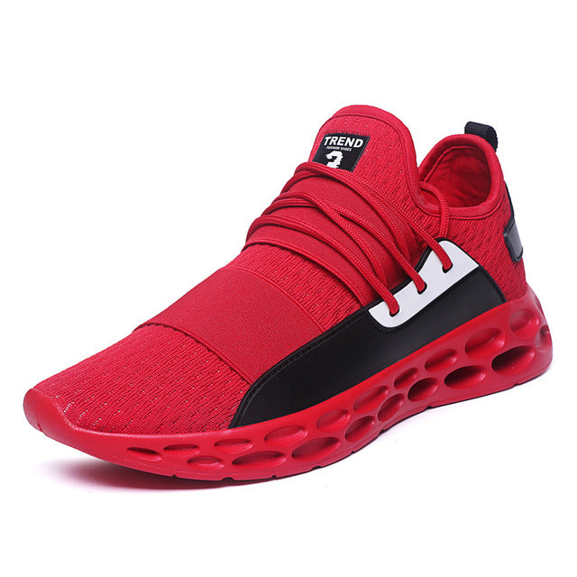 Bondanie Men Casual Breathable Sneakers Shoes B001-Men Shoes-Red-W20-10-Free Item Online